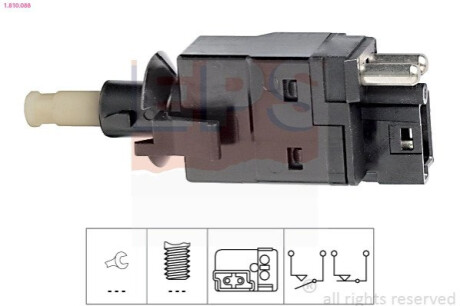 Вимикач стоп-сигналу Mercedes-Benz W201,W124 EPS 1.810.088