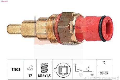 Датчик температуры охлаждающей жидкости - (Y70218840 / PN4118840 / NF0218840) EPS 1.850.070