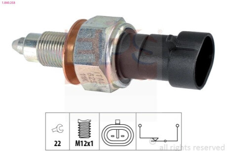 Датчик заднего хода - (5801472603 / 503646727 / 500335678) EPS 1.860.258
