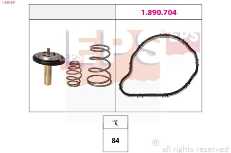 Термостат, охлаждающая жидкость EPS 1.880.841