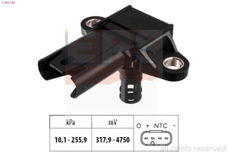 Датчик тиску повітря (0,318V-4,75V) BMW 3 (E90) 3.5 /5 (F10) / 7 (F01/F02) / X5 (E70) /X6 (E71/E72) EPS 1.993.161