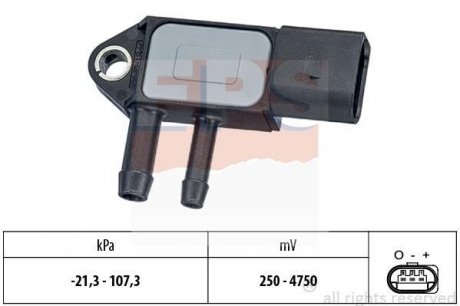 Датчик давления катализатора сажевого фильтра - (076906051B / 059906051C) EPS 1.993.265