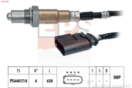 Автозапчастина EPS 1.997.585