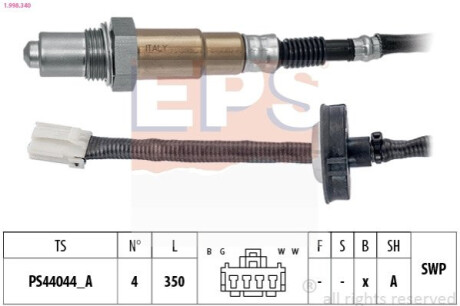 Автозапчасть EPS 1.998.340