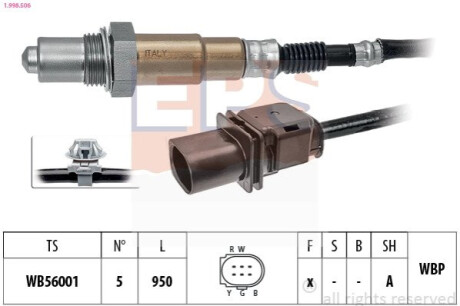 SONDA LAMBDA SUZUKI (OE-55261478) EPS 1.998.506