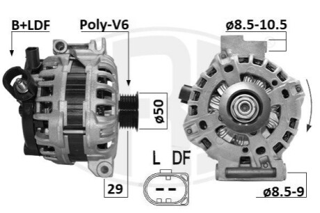 ALTERNATOR SZT ERA 209636