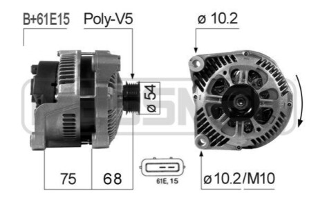 Автозапчасть ERA 210669A