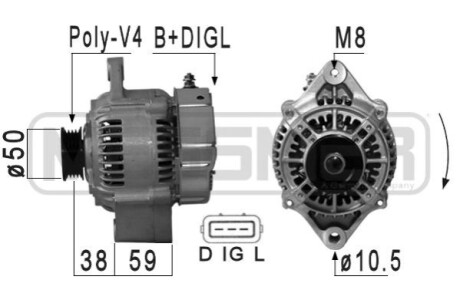 Автозапчасть ERA 210888A