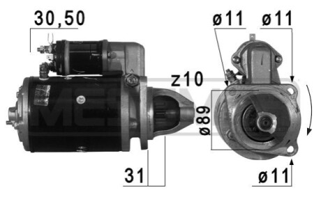 Стартер ERA 220006A