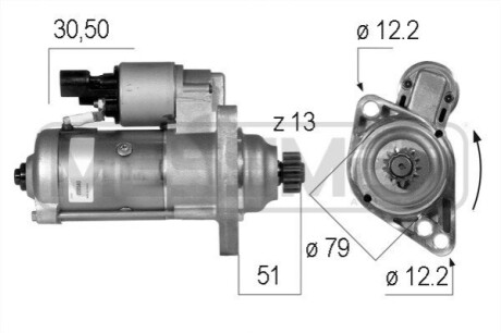 Стартер ERA 220583A