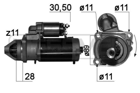 Стартер ERA 220731A