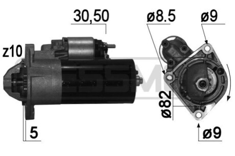 Стартер ERA 220832A