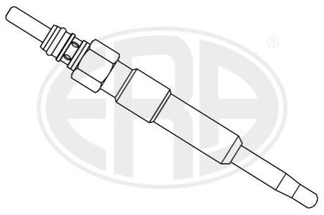 Свічка розжарювання VW/AUDI 1.9/2.5TDI, 12V ERA 886008