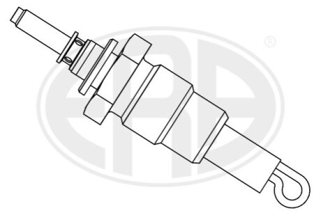 Свеча накала MB OM615-617 (0.9V) (M18x1.5) ERA 886106