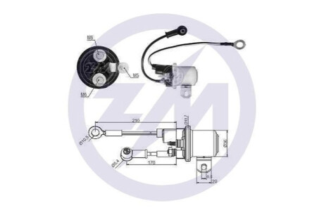 Втягуюче реле стартера ERA ZM1428