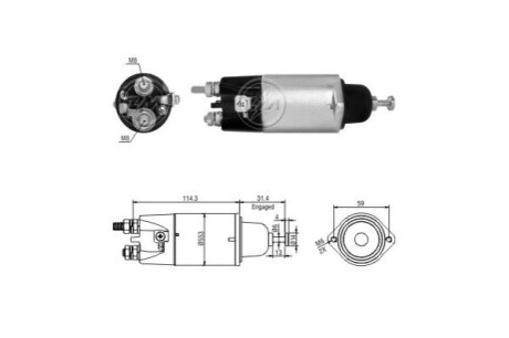 Автозапчасть ERA ZM1898