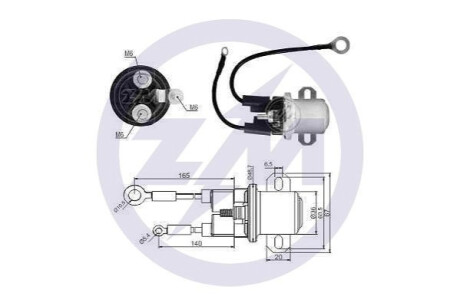 Допоміжне реле стартера ERA ZM2428