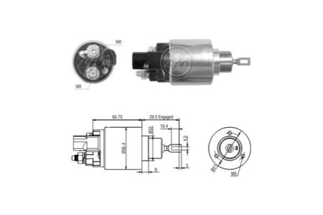 Втягуюче реле стартера ERA ZM3978