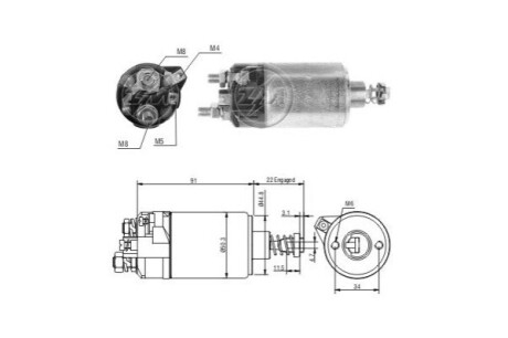 Автозапчасть ERA ZM525