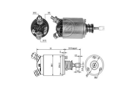 Автозапчасть ERA ZM533