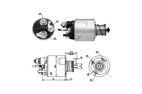 Втягуюче реле стартера ERA ZM5494