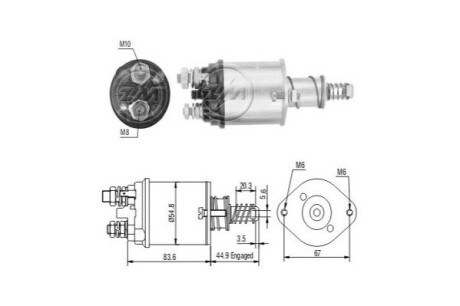 Автозапчасть ERA ZM615