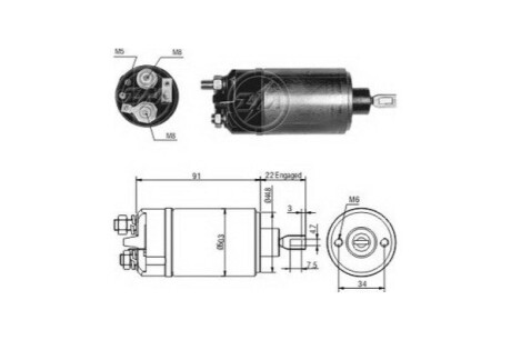 Автозапчастина ERA ZM624