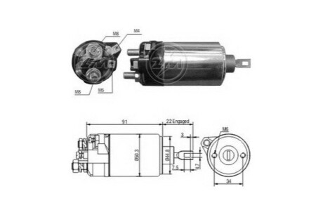 Автозапчасть ERA ZM625