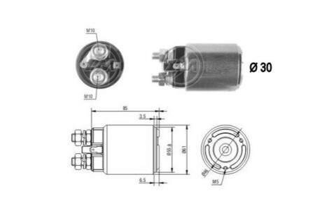 Автозапчасть ERA ZM654