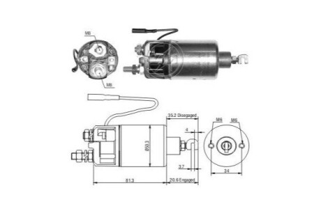 Автозапчасть ERA ZM661