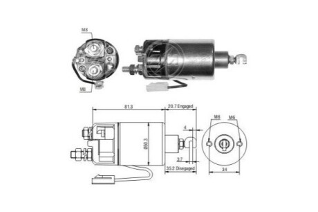 Автозапчасть ERA ZM662