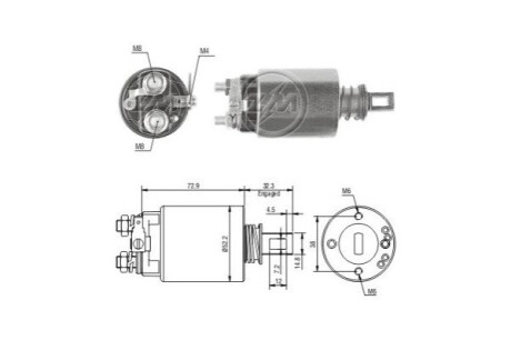 Автозапчасть ERA ZM686