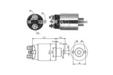 Автозапчасть ERA ZM695