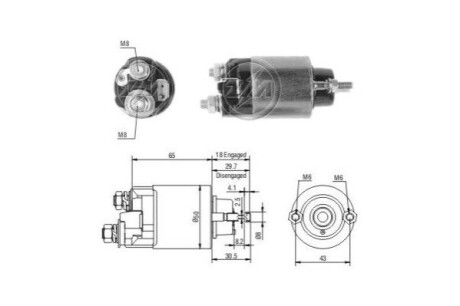 Автозапчасть ERA ZM705