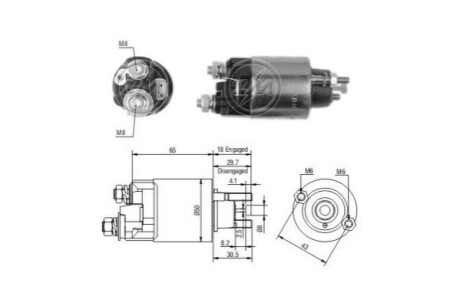 Автозапчасть ERA ZM708