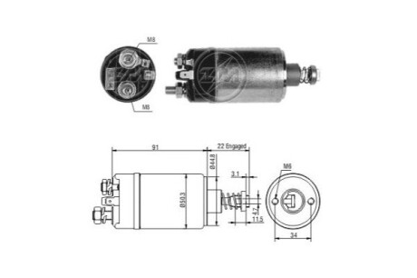 Автозапчастина ERA ZM728