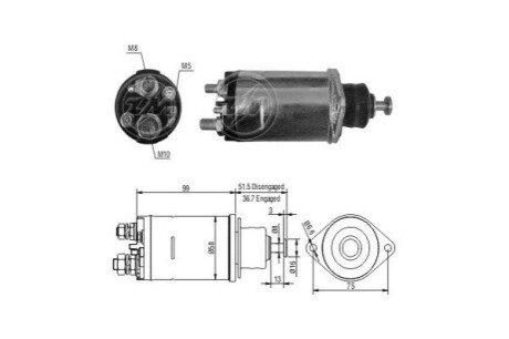 Автозапчасть ERA ZM805