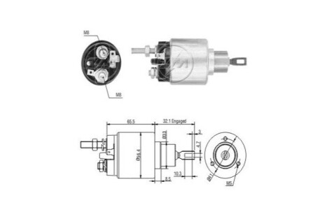 Автозапчасть ERA ZM876