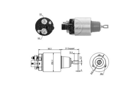 Автозапчасть ERA ZM979