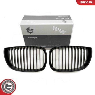 Grill BMW pojedyncza listwa, czarny mat, BMW 1 E81/E87 ESEN SKV 66SKV003