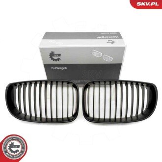 Grill BMW pojedyncza listwa, czarny mat, BMW 1 E81/E87 Facelift ESEN SKV 66SKV008