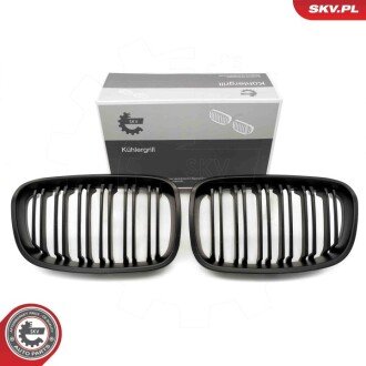 Grill BMW podwójna listwa, czarny mat, BMW 1 F20 ESEN SKV 66SKV018