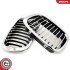 Grill BMW pojedyncza listwa, chrom, BMW 3 E46 ESEN SKV 66SKV063 (фото 3)