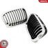 Grill BMW pojedyncza listwa, chrom. obudowa, czarne paski, BMW 3 E46 ESEN SKV 66SKV064 (фото 3)