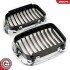 Grill BMW pojedyncza listwa, chrom. obudowa, czarne paski, BMW 3 E46 ESEN SKV 66SKV064 (фото 4)