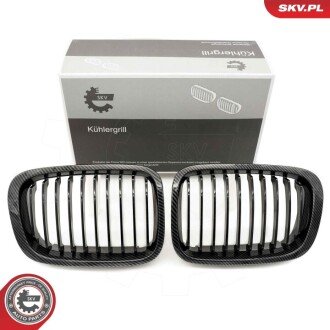 Grill BMW pojedyncza listwa, kolor carbon, BMW 3 E46 ESEN SKV 66SKV065