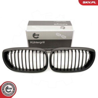 Grill BMW pojedyncza listwa, czarny mat, BMW 3 E46 Facelift coupe ESEN SKV 66SKV071