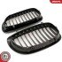 Grill BMW pojedyncza listwa, czarny mat, BMW 3 E46 Facelift coupe ESEN SKV 66SKV071 (фото 5)