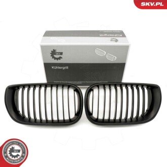 Grill BMW pojedyncza listwa, czarny mat, BMW 3 E46 Facelift ESEN SKV 66SKV077