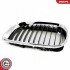 Grill BMW komplet L+P, chromowana obudowa, czarne paski, BMW 3 E46 Fac ESEN SKV 66SKV079 (фото 2)